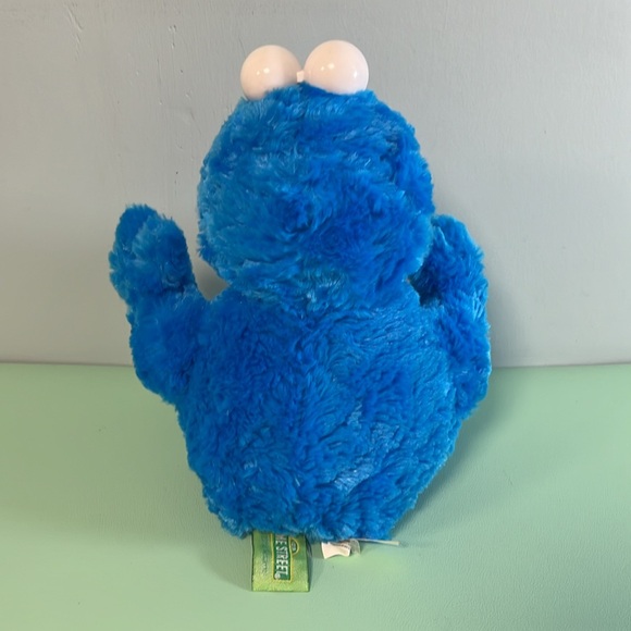 2002 Sesame Street Cookie Monster Plush Stuffed Animal Kids Toy, Size 11” tall - Picture 3 of 8